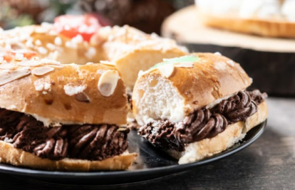 Roscón de chocolate sin azúcar