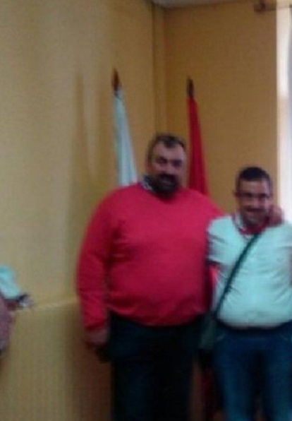 El vicepresidente de Navarra, Javier Remírez, con Koldo