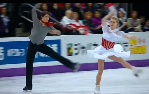 'Brillantina y oro, danza sobre hielo',  (Glitter & Gold: Ice Dancing),