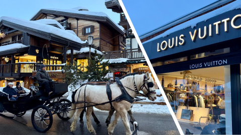 Tradición alpina y lujo contemporáneo conviven con naturalidad en Courchevel 1850.