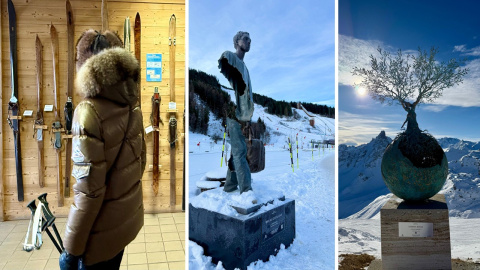 Memoria, arte y montaña: ochenta años contemplan Courchevel.