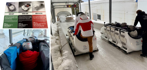 Velocidad pura en hielo olímpico, adrenalina sin concesiones.