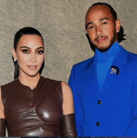 Kim Kardashian y Lewis Hamilton