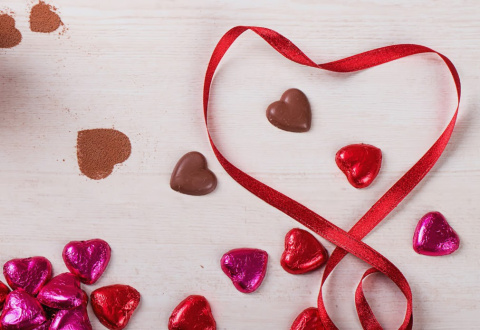 Regalar chocolate por San Valentín