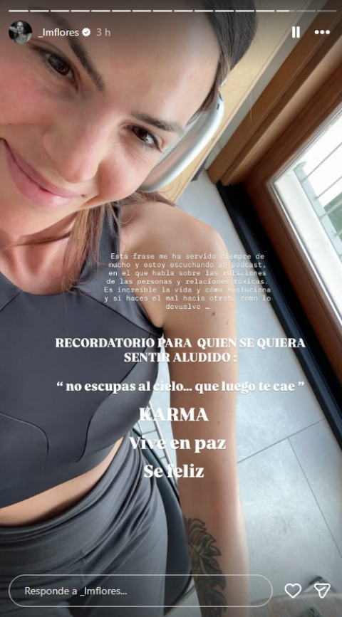 Laura Matamoros ha tardado poco en responder...