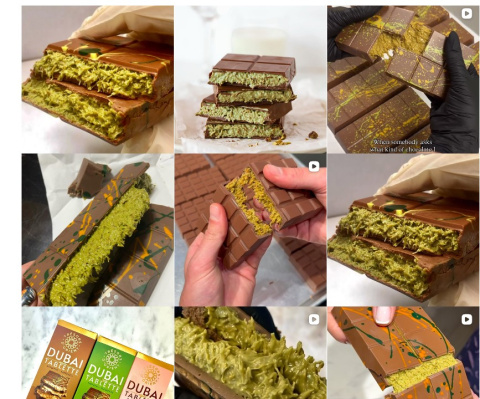 El chocolate de Dubai en Instagram