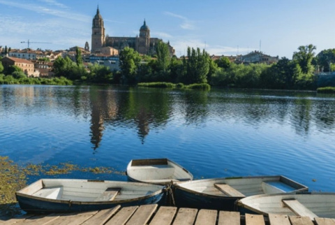 Río Tormes en Salamanca