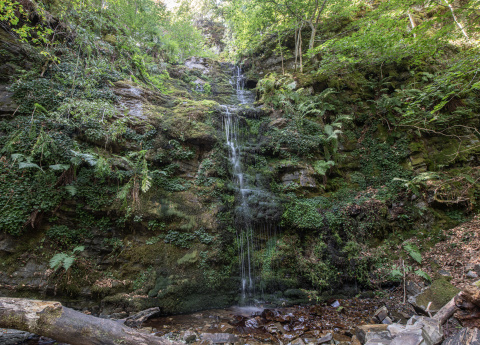 Cascada de Altuzarra en la Sierra de la Demanda.