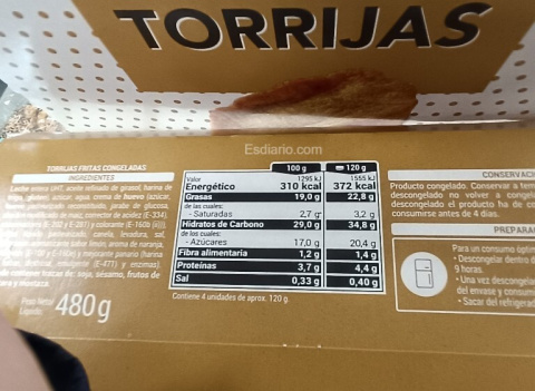 Torrijas de Mercadona