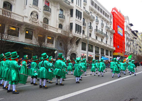 Dia de San Patricio en Madrid