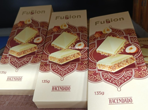 Chocolate blanco Fussion Hacendado