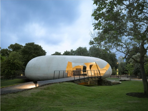Serpentine Gallery Pavilion obra de Smiljan Radić
