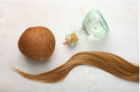 Aceite de coco para el pelo