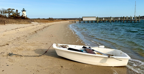 Playa del Faro frente al Hotel Harbor View en Martha’s Vineyard.