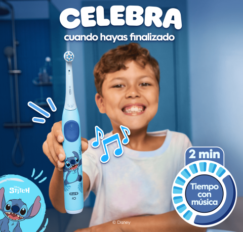 Propuesta de Oral B para enseñar y animar a los más pequeños a cepillarse los dientes correctamente.