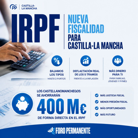 Nueva fiscalidad PP de Castilla-La Mancha