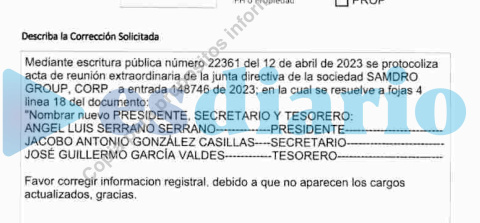 Serrano, nombrado presidente de la panameña matriz de la MASPV española.