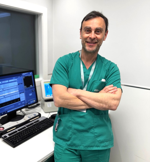Esteban Mesas, supervisor del área de radiodiagnóstico