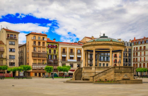 Plaza del Castillo en Pamplona