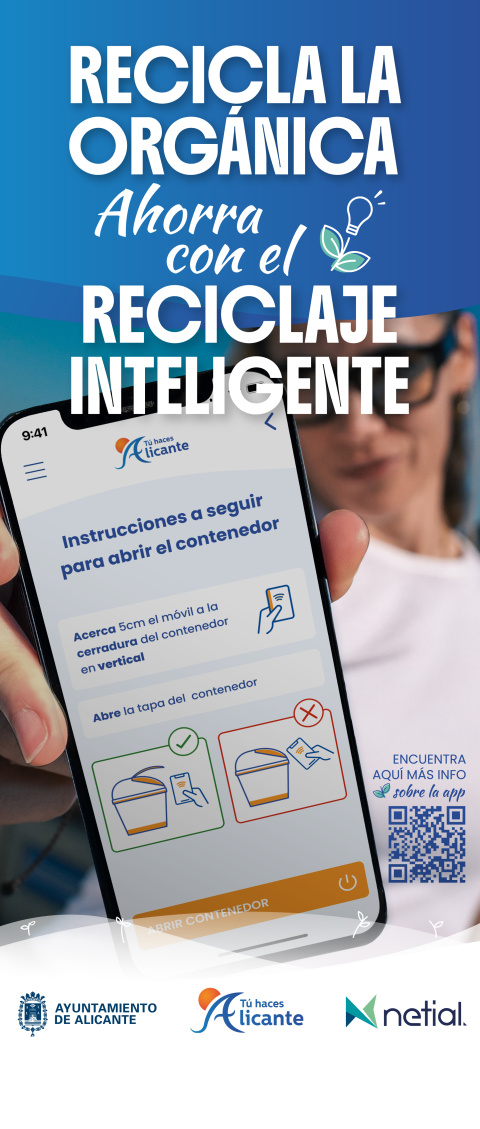 Los ciudadanos pueden solicitar su tarjeta o registrarse en la app tuhacesalicante.com y vincular su recibo de la tasa de basura.