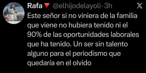 Algunos de los tweets enviados.