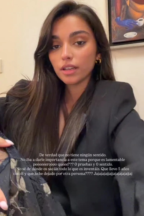 Inés García desmintió que tuviera novio en abril.