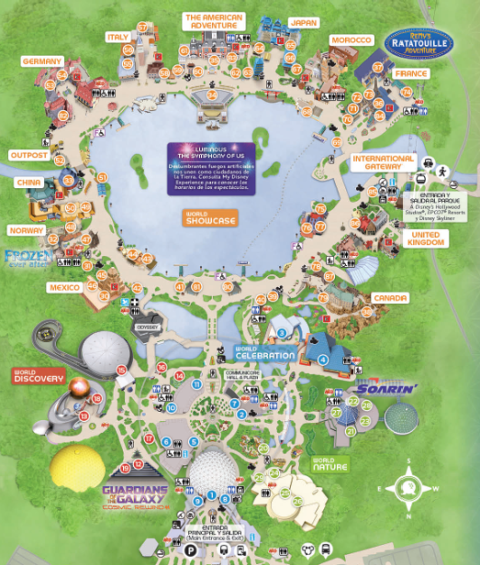 World Showcase permite recorrer once países en una sola jornada.