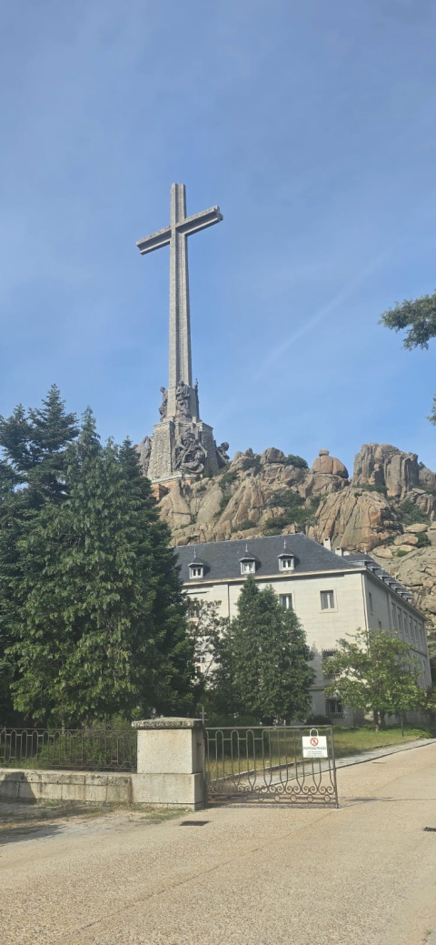 La Cruz del Valle de los Caídos, este domingo.