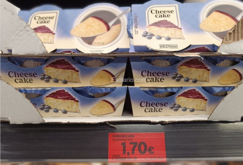 Cheese cake de Mercadona