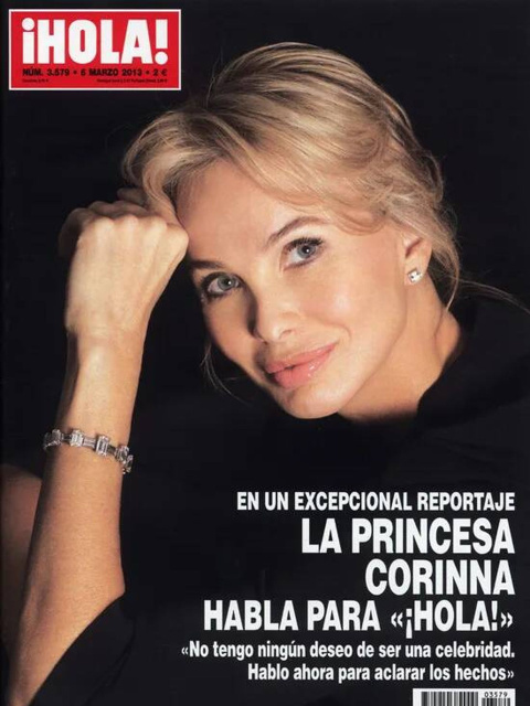 Famosa portada de Corinna en ¡Hola!.