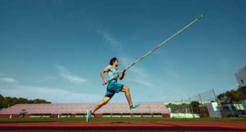 Atleta de salto de altura