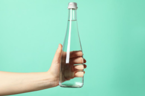 Botella de vidrio