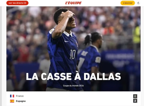 Tiroteo en Dallas, la contundente portada de L'Equipe tras la victoria de España