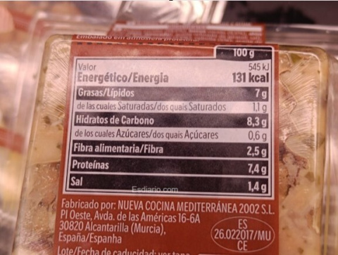 Ensalada Portuguesa Hacendado