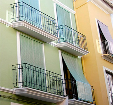 Persianas PVC fachada