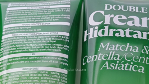 Crema corporal hidratante Double Matcha y Centella Asiática Deliplus