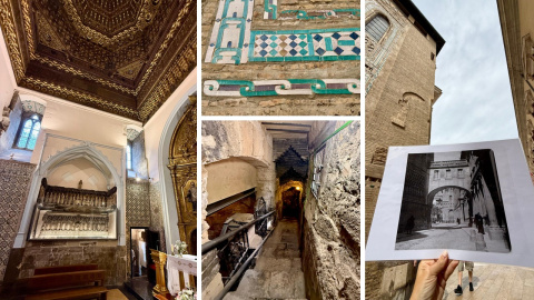 Además del sepulcro, una «F» en el muro, erres en los azulejos y una cripta bajo tierra.