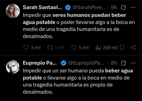 Frases de Sarah Santaolalla y Euprepio Padula