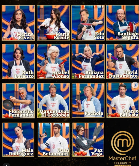 Los 15 concursantes de MasterChef Celebrity Legends 2026
