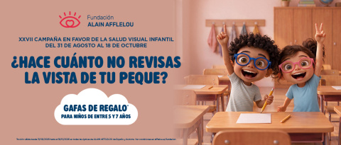La campaña de salud visual infantil celebra este año su 27.ª edición.