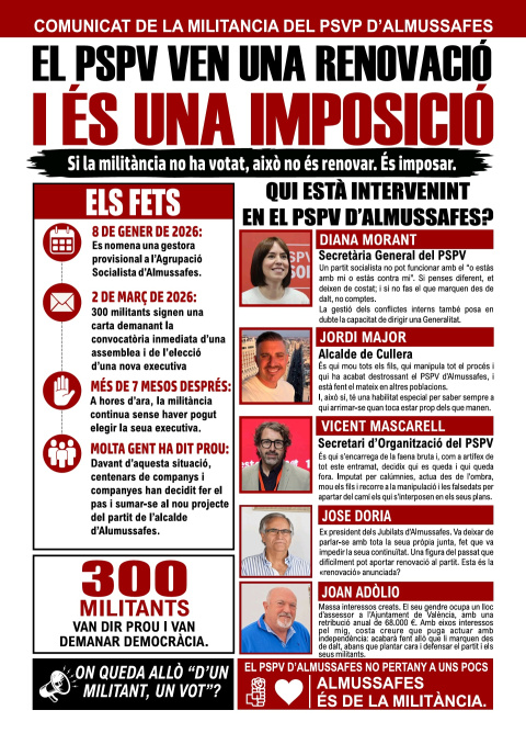 Cartel del PSPV
