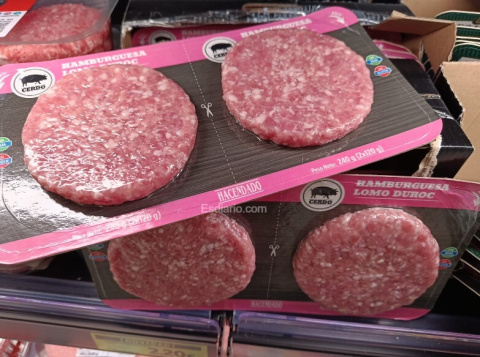 Hamburgesas de lomo Duroc - Mercadona
