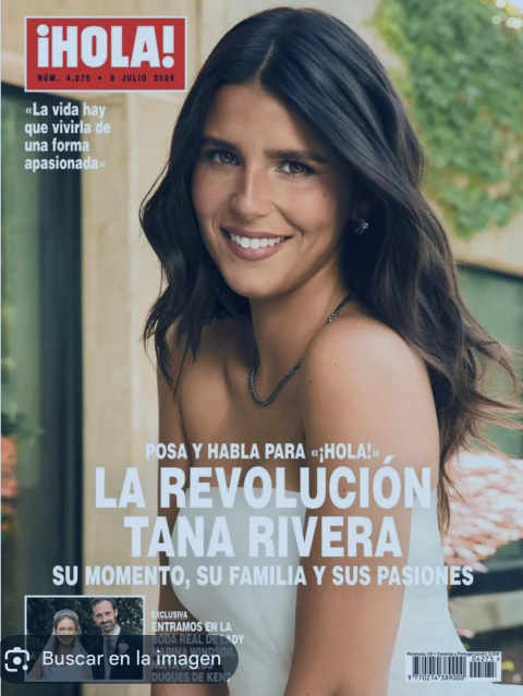 Tana Rivera concedió un reportaje exclusivo para la revista Hola hace menos de un año.