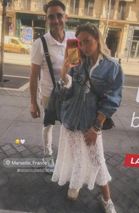 Antonio David y Rocío Flores, de crucero por el Mediterráneo.