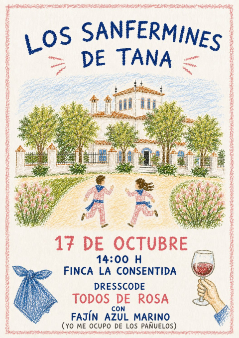 Los invitados del cumpleaños de Tana Rivera ya tenían el transporte y hasta el modelito.