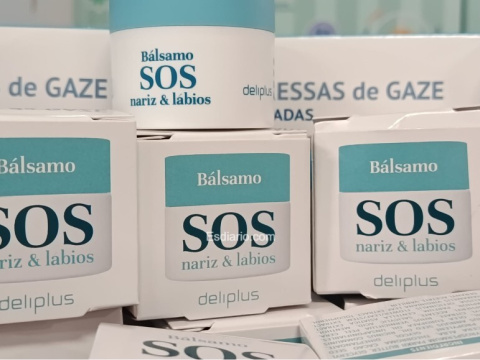 Bálsamo reparador SOS nariz & labios Deliplus