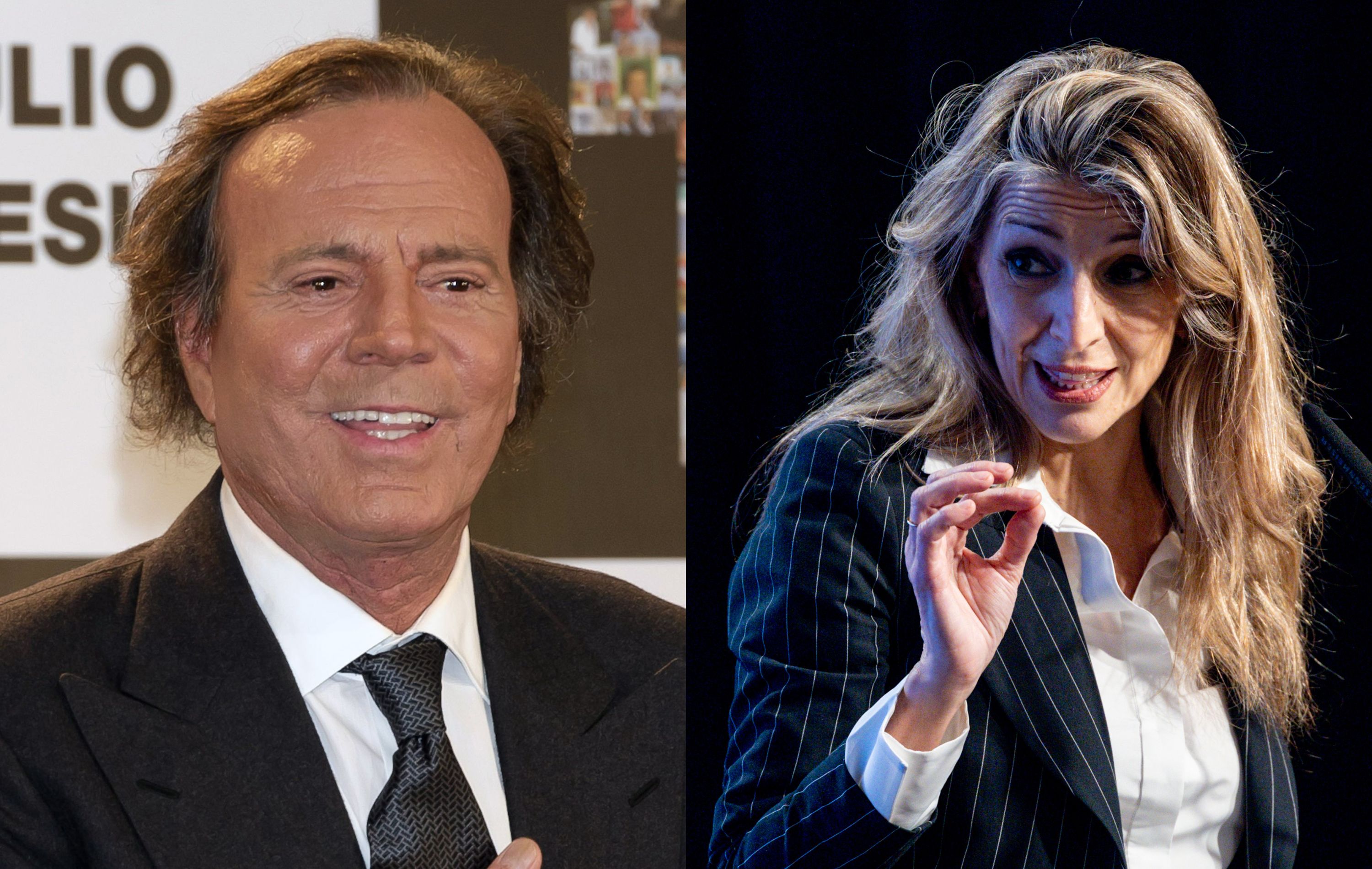 Julio Iglesias declara la guerra a Yolanda Díaz y la sienta en el ...