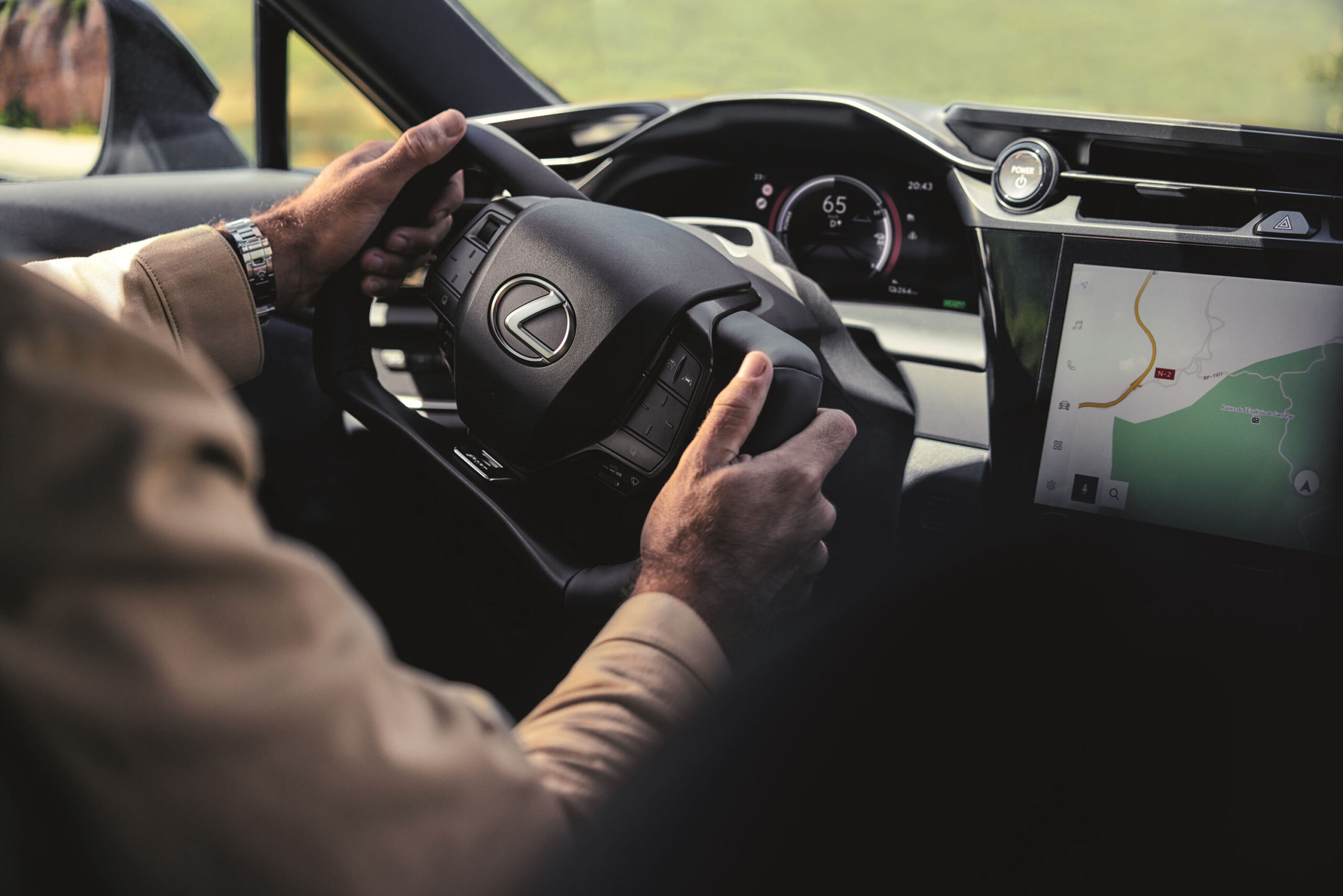 Lexus Steer-by-Wire: así revoluciona el volante “tipo jet” del nuevo RZ ...