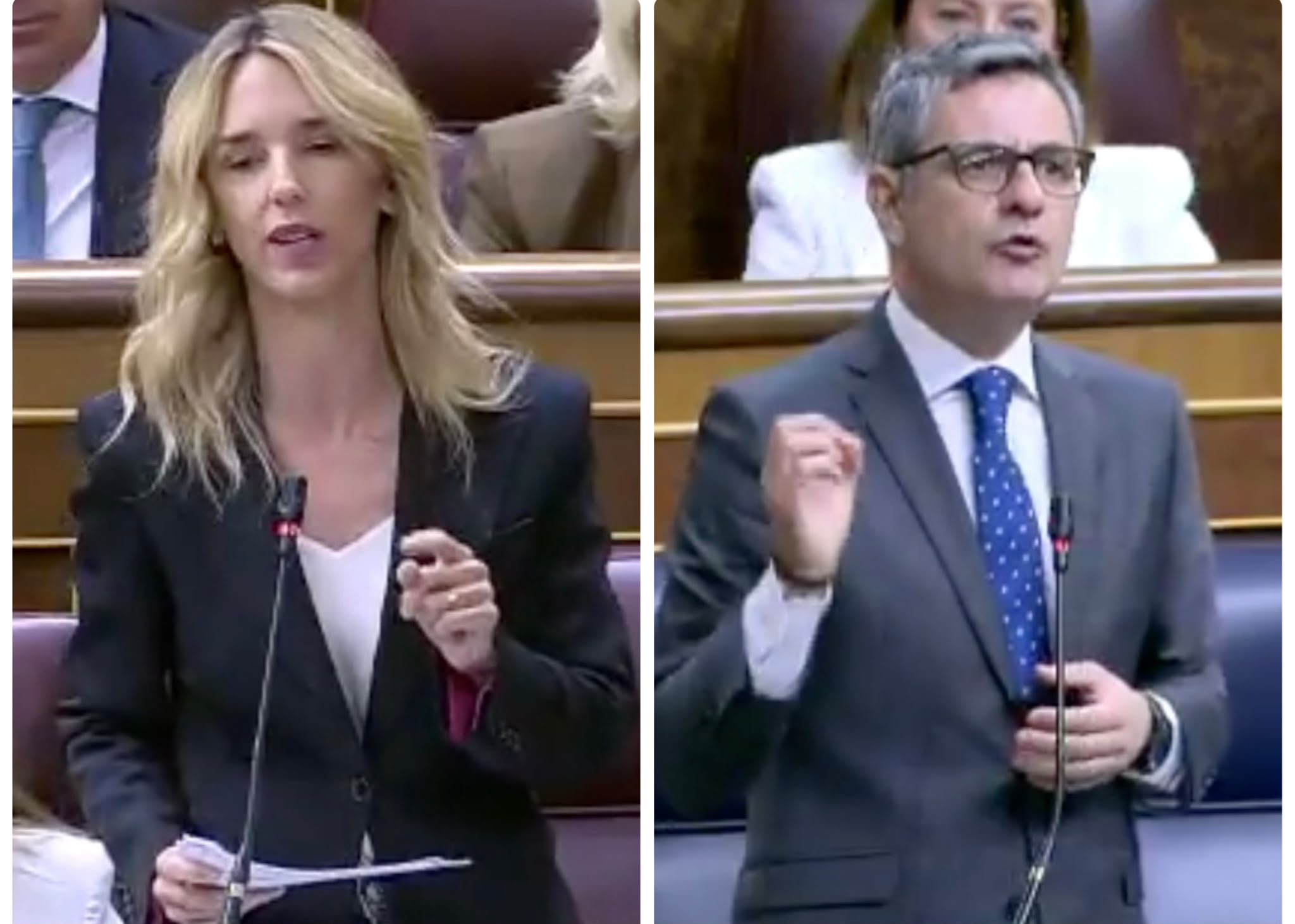 Cayetana Álvarez de Toledo deja a Bolaños callado sacando lo que decía ...